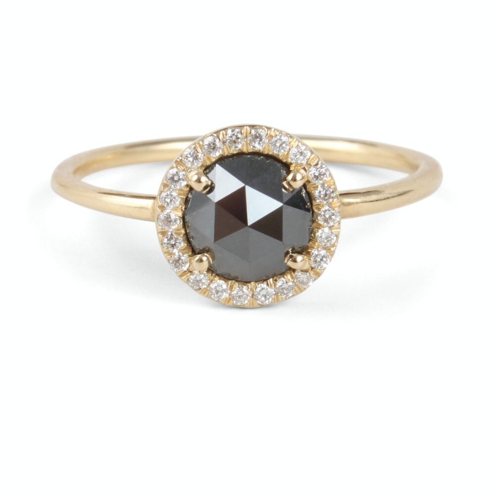 Authentic Catbird Black Diamond Aura Ring by Blanca Monrós Gómez